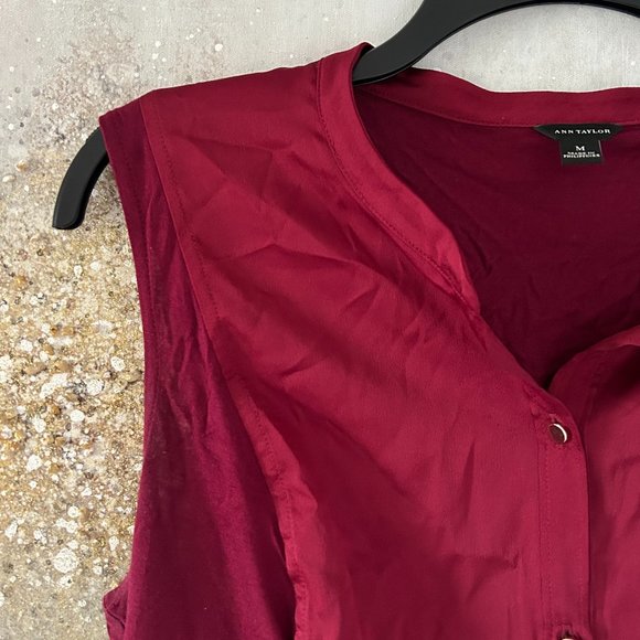 Ann Taylor Button Up Blouse (NWOT) - Picture 5 of 9